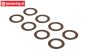 ARA709064 ARRMA Shim rings Ø8-Ø12-D0,2 mm, 8 pcs.