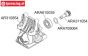 ARA709064 ARRMA Shim rings Ø8-Ø12-D0,2 mm, 8 pcs.