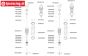 AR330481 ARRMA Shock rod Ø4-L73.5 mm, 2 pcs.