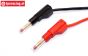 TPS71656 Banana Secure Gold plug Ø4-L56 mm, 4 pcs.