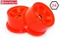 TPS5028/80RE Nylon Rim 6-Spoke W80 mm Red, 2 pcs.