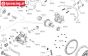 BWS59069/02 Bearing insert rear right BWS-TLR-LOSI, 1 pc.