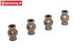 BWS55042 Alloy Balls Ø11-Ø5,3-H16 mm BWS-LOSI, 4 pcs.