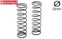 BWS55051/01BL Shock spring Black Ø2,9-L130 mm, 2 pcs.