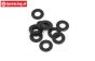 BWS56061 Steel washer Ø4-Ø9-H1 mm, 10 pcs