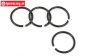 BWS59094 Drive pinion Coupler Clips BWS-LOSI-TLR, 4 pcs.