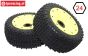 BWS69034/02 MP Grip black-yellow Ø180-B75 mm, 2 pcs