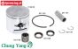 CY0144/08 Chung Yang Piston 27cc-Ø35 mm, Set