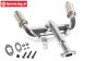 TPS8010 Double Tuning exhaust HPI-Rovan-King, Set