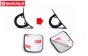 TPS6350/04 Elvedes stickable clamp Ø8 mm, 2 pcs.