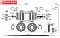 FG MODELLSPORT TUNING BRAKES FORMULA 1 REAR FG10453