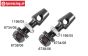 FG1196/03 Stabilizer mount front, M6-Ø5,0 mm, Set 