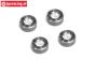 FG1213/09 Alloy distance Ø4-Ø7-H3 mm, 4 pcs