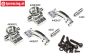 FG4406 Alloy upright 3 mm Axially 2WD, set