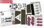 FG46155 Decals FG Jeep 4WD, Set