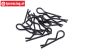 TPS6013/10 TPS Body Clips Black, 10 pcs.