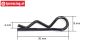 TPS6013/10 TPS Body Clips Black, 10 pcs.