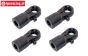 FG6029/05 Ball-and-Socket adjustable M8-Ø10 mm, 4 pcs.