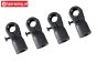 FG6029/05 Ball-and-Socket adjustable M8-Ø10 mm, 4 pcs.