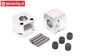 FG6107/01 Wheel square with pins L14 mm, 2 pcs