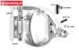 FG6498 Aluminium wishbone front Monster/Stadium, set