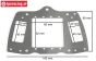 FG66240 Aluminium RC Plate 4WD, 1 pc.