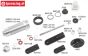 FG66291/08 Alloy Shock spring plate Ø20 mm, 2 pcs.
