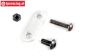 FG67298/03 Alu Pipe mount front Steel Power, set