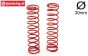 FG67317 Shock spring Red Ø30-Ø3,0-L145 mm, 2 pcs.