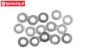 FG6734/01 Steel washer Ø3,2-Ø6-H1,5 mm, 15 pcs.