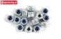 FG6738/03 Steel locking Nut M3R, 15 pcs.