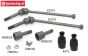 FG68431 Universal joint front 1/6 M8 4WD, Set