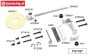 FG7497 Central Axle brake 2WD-4WD, Set