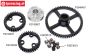 FG7750 Steel gear fine 34/35-62T, set