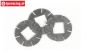 FG8600/04 Inner plates Viscose/Powerlock, 3 pcs