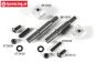 FG8610/10 Front axle with collar W14 mm, Set