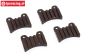 FG9439/36 FG/Mecatech Steel brake lining, 4 pcs.