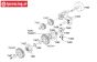 FG7450 2-Speed Gearbox FG 1/5 2WD, Set