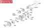FG7452 2-Speed Gearbox FG 1/5 4WD, Set
