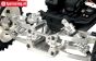 FG6496 Alloy front bulkhead 1/6 2WD, Set