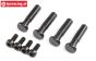 LOS244005 Kingpin set front LMT Truck, 4 pcs.