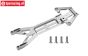 5T3/025F-S LOSI 5IVE-TE 3.0 Aluminum Upper Brace Silver, 1 pc.