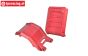 MX016AB-R PROMOTO Alu-Skid plate Red, set
