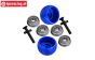 MX040-B PROMOTO Side support rollers Blue, Set