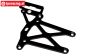 TPS87418 Baja rear upper Chassis plate Black, 1 pc.