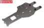 HPI102169 Rear Lower Chassis plate, Gun Metal, 1 pc.