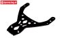 TPS87420 Baja front upper Chassis plate Black, 1 pc.