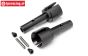 HPI104967 Steel wheel axle SHD, 2 pcs.