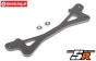 HPI115759 Rear shock mount plate 5R gun metal, 1 pc.