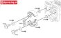 HPI15456 Torx stepped screw M6-L23 mm, 2 pcs
